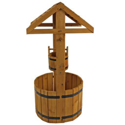 Actiasgear Wooden Wishing Well Garden Planter - thumbnail 7