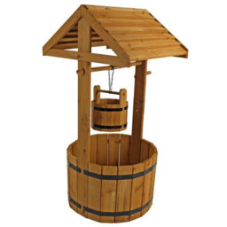 Actiasgear Wooden Wishing Well Garden Planter - thumbnail 6