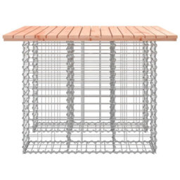 Berkfield Garden Bench Gabion Design 100X102X72 Cm Solid Wood Douglas - thumbnail 4