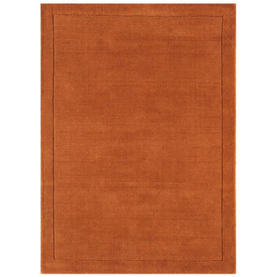 Modern Rug, Wool Rug For Livingroom, Terracotta Rug, Handmade Diningroom Rug, 9mm Thick Modern Rug-160Cm X 230Cm - image 1