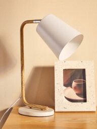 Orsina Small Terrazzo Photo Frame, Compact 4X6 Design With Multicoloured Stone Pattern, Freestanding Display - thumbnail 9