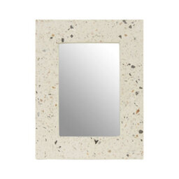 Orsina Small Terrazzo Photo Frame, Compact 4X6 Design With Multicoloured Stone Pattern, Freestanding Display - thumbnail 1