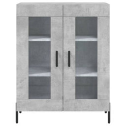 Berkfield Highboard Concrete Grey 69.5X34X180 Cm Engineered Wood - thumbnail 8