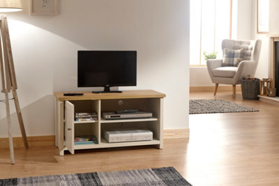 Gfw Lancaster Small Tv Cabinet Cream - image 1