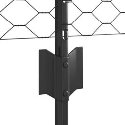 Berkfield Fence Posts 5 Pcs U-Channel Grey 60 Cm Steel - thumbnail 6