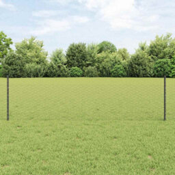 Berkfield Fence Posts 5 Pcs U-Channel Grey 60 Cm Steel - thumbnail 1