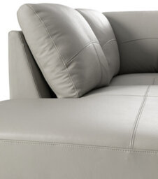 SC FURNITURE LIMITED Grey Leather Corner Sofa + Usb Charging Ports - Lhf - Brooklyn - thumbnail 3