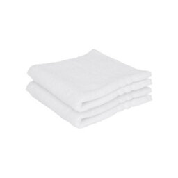 Nicola Spring Cotton Wash Cloths - 30Cm X 30Cm - White - Pack Of 2 - thumbnail 1
