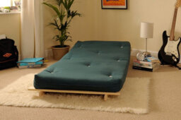 Comfy Living 4Ft Futon Set In Green - thumbnail 2