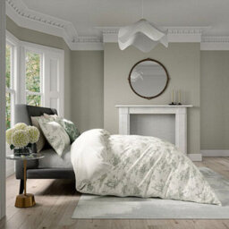 V&a Garden Of Love Duvet Cover Set King Size Green - thumbnail 1