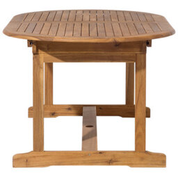 Beliani Garden Dining Set 8 Seater Maui Multicolour Acacia Wood With Cushions - thumbnail 9