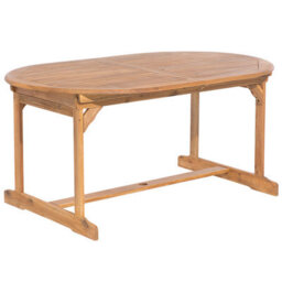 Beliani Garden Dining Set 8 Seater Maui Multicolour Acacia Wood With Cushions - thumbnail 8