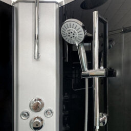 Vidalux Pure 1200 Left 1200 X 800 Shower Cabin-Black - thumbnail 2