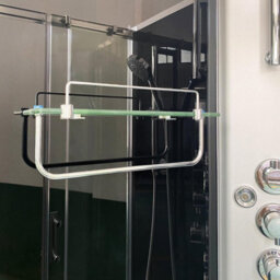 Vidalux Pure 1200 Left 1200 X 800 Shower Cabin-Black - thumbnail 3