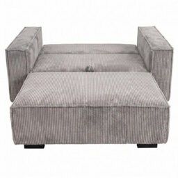 Viva Star Ii 2 Seater Sofa Bed 152 Cm Sleeping Function Storage Cream Poso Fabric Modern Living Room - thumbnail 4