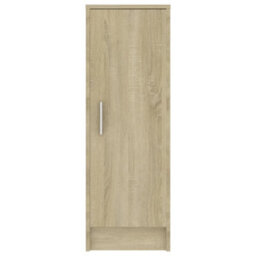 Berkfield Shoe Cabinet Sonoma Oak 32X35X92 Cm Engineered Wood - thumbnail 7