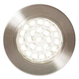 Litecraft 5 Pack Charles Satin Nickel Natural White Kitchen Led Recessed Under Cabinet Light - thumbnail 3