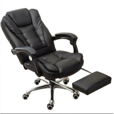 Ergonomic Office Chair Gaming Recliner Executive Computer Chair Pu Footrest - image 1