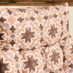 Ohs Tiles Print Gravity Chair Seat Cushion Outdoor Garden Water Resistant - thumbnail 3