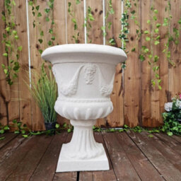 Fluted Design Sandstone Garden Urn - thumbnail 1
