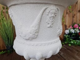 Fluted Design Sandstone Garden Urn - thumbnail 7