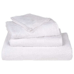 Berkfield 8 Piece Towel Set White 360 Gsm 100% Cotton - thumbnail 4