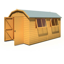 Shire Barn 12X8 Dd Premium Sheds - L257.4 X W371.4 X H225.6 Cm - thumbnail 4