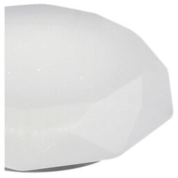 Luminosa Lighting Luminosa Diamante Smart Ceiling, 56W Led, 3000-5000K Tuneable White, 4000Lm, Remote Control, App, Voice Control, White - thumbnail 5