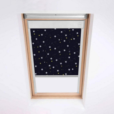 Classic Roof Blinds For Keylite Roof Windows, Blackout Blind, Window Code - Nightfall (09G) - - image 1