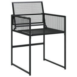 Walplus 17 Piece Garden Outdoor Dining Set Suitable For Backyard, Patio Black Poly Rattan - thumbnail 4