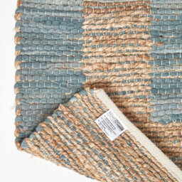 Homescapes Veranda Grey And Nude Hemp Chindi Rug, 120 X 170 Cm - thumbnail 5