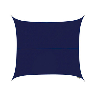 Kookaburra 3M Square Water Resistant Blue Garden Patio Sun Shade Sail Canopy 96.5% Uv Block With Free Rope - image 1