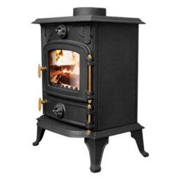 Sundaze 5Kw Multifuel Stove Log Burner Fireplace Cast Iron Defra Approved Eco Design - thumbnail 2