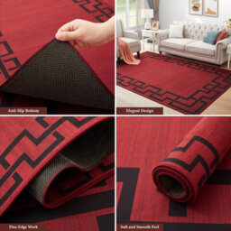Ameha Printed Lexi Rug Luxury Living Room Bedroom Indoor/outdoor Carpets 160X230 Cm - thumbnail 8
