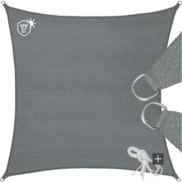 Grey 2X2M Hdpe Shade Sail Uv Resistant - thumbnail 1