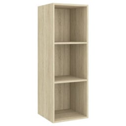 Berkfield 2 Piece Tv Cabinet Set Sonoma Oak Engineered Wood - thumbnail 4