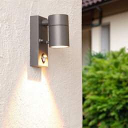 Edit Stone Outdoor Wall Light With Pir Sensor Anthracite - thumbnail 1