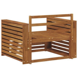 Walplus 2 Piece Outdoor Sofa Set Natural Garden Patio Seating - thumbnail 5