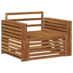 Walplus 2 Piece Outdoor Sofa Set Natural Garden Patio Seating - thumbnail 2