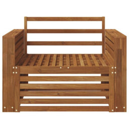 Walplus 2 Piece Outdoor Sofa Set Natural Garden Patio Seating - thumbnail 3