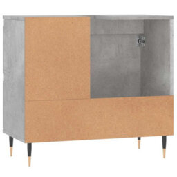 Vidaxl Bathroom Cabinet Concrete Grey 65X33X60 Cm Engineered Wood - thumbnail 7