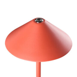 Wyld And Coco Aurora Wireless Table Lamp Red Metal Usb-C Rechargeable - Portable Touch-Dimmable Led Lamp, 3 Colour Temperatures - thumbnail 4