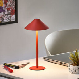 Wyld And Coco Aurora Wireless Table Lamp Red Metal Usb-C Rechargeable - Portable Touch-Dimmable Led Lamp, 3 Colour Temperatures - thumbnail 2