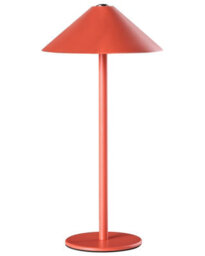 Wyld And Coco Aurora Wireless Table Lamp Red Metal Usb-C Rechargeable - Portable Touch-Dimmable Led Lamp, 3 Colour Temperatures - thumbnail 1