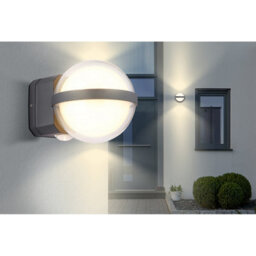 Luminosa Lighting Luminosa Illi Outdoor Globe Wall Lamp Anthracite Ip54 Led 3000K - thumbnail 6