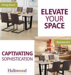 Hallowood Furniture Dudley 1.5M Dining Table Set With 4 Deluxe Leather Effect Chairs - thumbnail 6