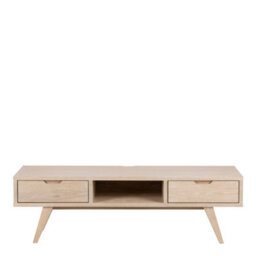 Furniture To Go A-Line Tv Unit With 2 Drawers In White Oak - thumbnail 2