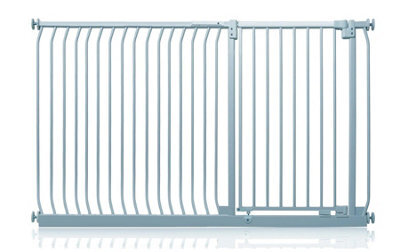 Safetots Extra Tall Elite Safety Gate, 171Cm - 180Cm, Matt Grey, Extra Tall 96.8Cm In Height, Pressure Fit Stair Gate - image 1