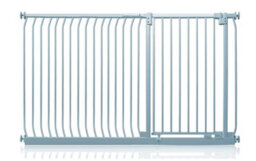Safetots Extra Tall Elite Safety Gate, 171Cm - 180Cm, Matt Grey, Extra Tall 96.8Cm In Height, Pressure Fit Stair Gate - thumbnail 1