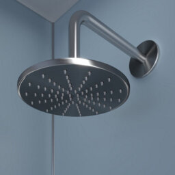 Rearo Selkie Mdf Bathroom Shower Wall Panel (H)2420mm X (W)1180mm X (D)11mm Tongue & Groove - Periwinkle Matte Finish - thumbnail 5